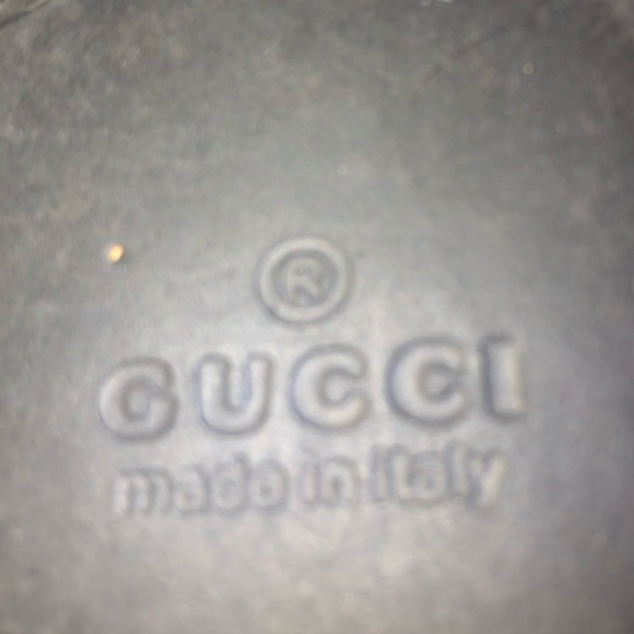Gucci Men’s Web Rubber Slides - Picture 3 of 6